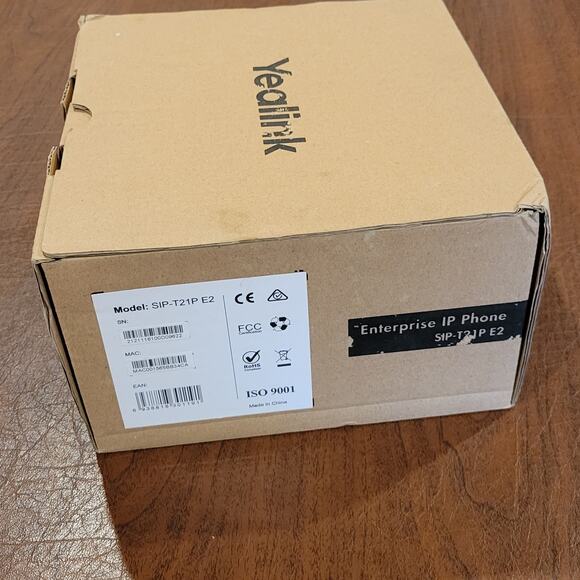 Yealink SIP-T21P E2 Dual-line Entry Level IP Phone Open Box Never Been Used - Picture 15 of 16